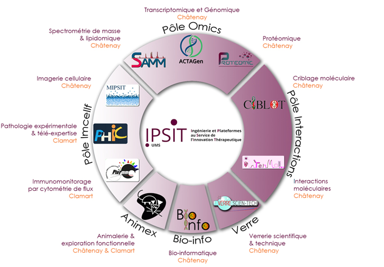 Plateformes de l’UFR Pharmacie Paris-Saclay